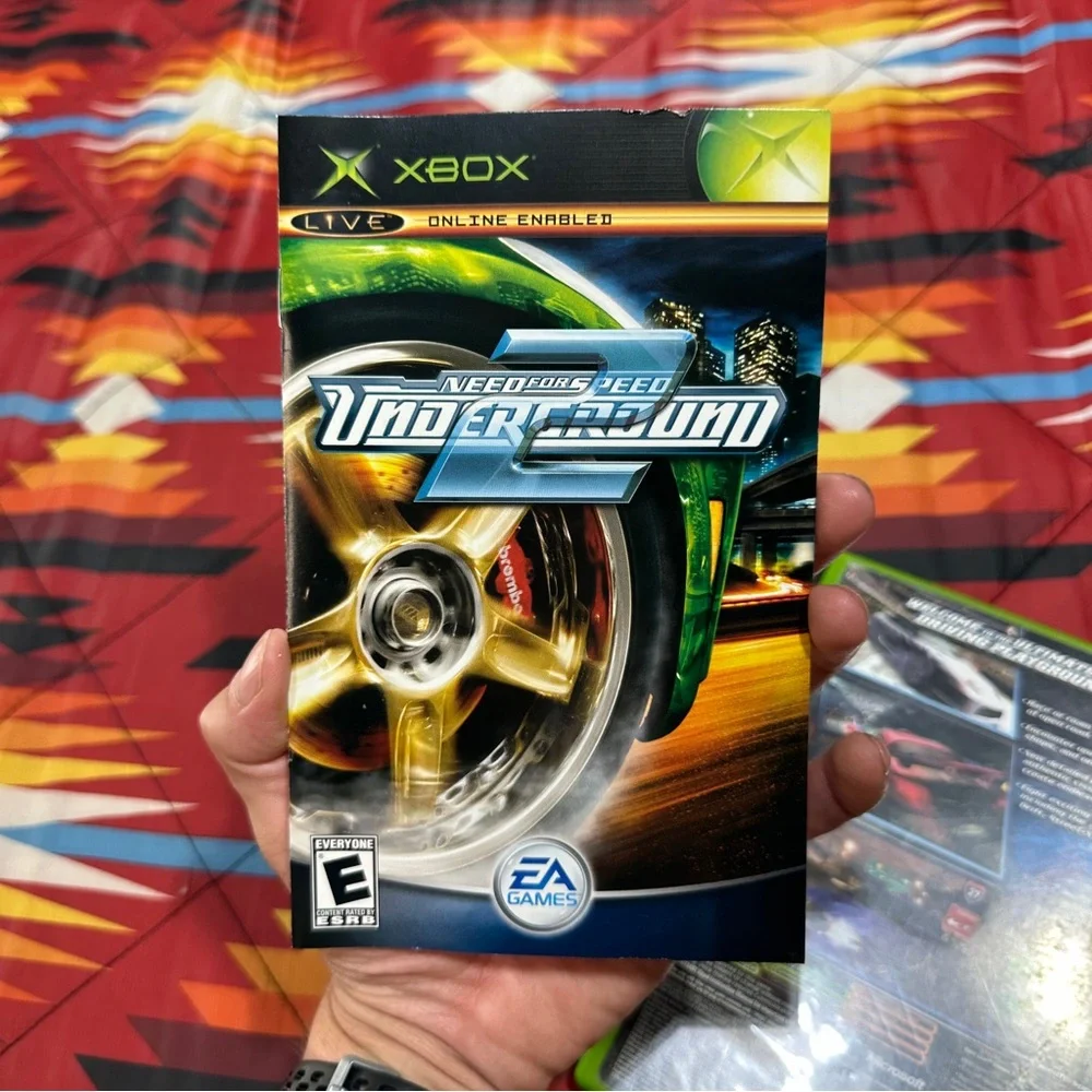 Need for Speed Underground 2 (Microsoft Xbox, 2004) (NO GAME)